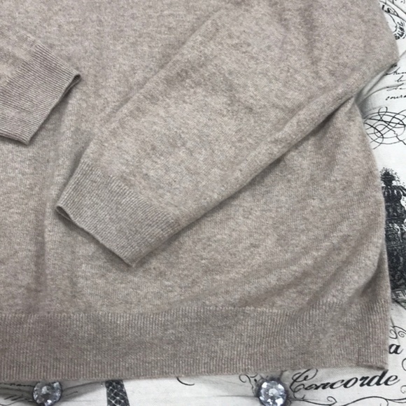 NORDSTROM MEN'S SHOP Regular Fit Cashmere Quarter - Picture 4 of 7